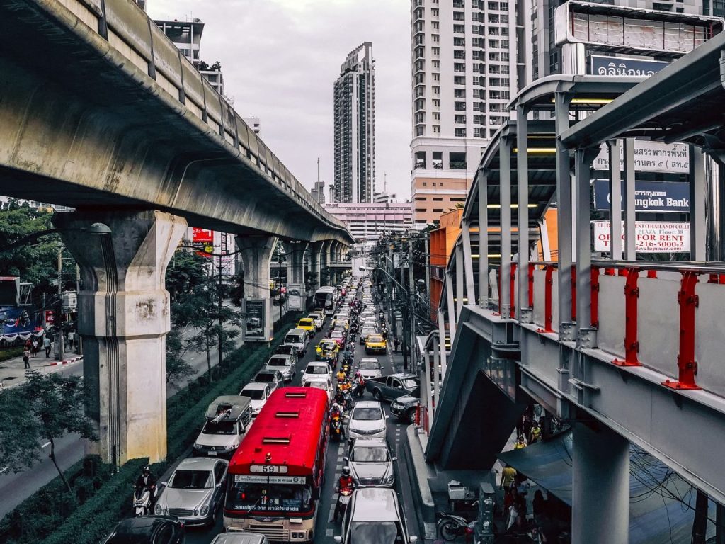 Tajska Bangkok, prometni zamašek
