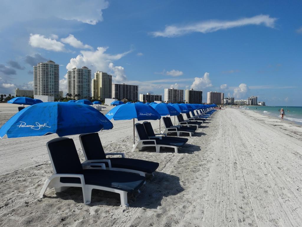 Florida potovanje - Rajski Clearwater - plaža